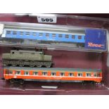 An "N" Gauge Electric Twin Pantograph Locomotive R/No LE 026.131, good unboxed condition, plus