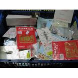 A Quantity of White Metal, Brass, Model Kit Spare Parts, components by Aero Club Models, P.P