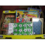 A Quantity of Circa 1960's and Later Toys, Annual, Album, Jigsaw, including James Bond 'Thunderball'