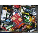 A Quantity of Diecast Model Vehicles, by Joal, Corgi, Matchbox and other, playworn.