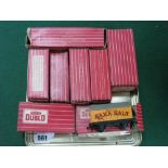 Eight Items Hornby Dublo "OO"Gauge/4mm Boxed 2/3 Rail Rolling Stock, Ref No's 4300, 4315, 4301,