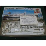 A Boxed Mid 1970's Revill 1:125th Scale Plastic Model Kit - Jacques-Yves Cousteau's "Calypso Ocean