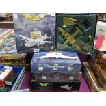 Four Boxed Corgi The Aviation Archive Diecast Model Military and Civilian Aircraft, including 1:
