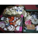 Meakins 'Olde Abbey', Mikado, Woods, other ceramics, novelty teapots, etc:- Three Boxes