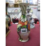 A Moorcroft 'Demeter' Pattern Vase, of slender baluster form, by Emma Bossons, base monogrammed 'M.