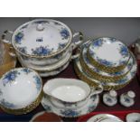 Royal Albert 'Moonlight Rose' Dinner Ware, of twenty none pieces, including two tureens, six dinner,