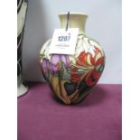 A Moorcroft Pottery Vase, painted in the 'March Morning' pattern, designed by Kerry Goodwin, shape