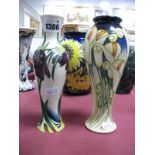 Two Moorcroft Vases 'Persephone' 93/8 shape 'MCC 2007' to base (2nd), 21cm high; and a 'Giovanni'