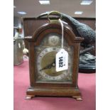 An Elliott Mahogany Cased Mantle Clock, for H.L Brown, Sheffield 20cm high overall.