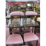 A Set of Six Early XIX Century Regency Mahogany Dining Chairs, two carver and four single, with