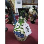 A Moorcroft Pottery Vase, painted in the 'Otley Chevin' pattern, designed by Rachel Bishop, shape