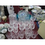 Whisky Decanter, fruit bowls, drinking glasses, paperweights etc.