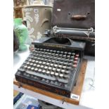 An Unusual Early XX Century 'Smith Premier' USA Typewriter, with upper and lower case double