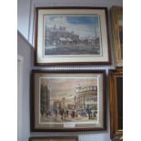 Peter Owen Jones, signed limited edition print 464/850 "In Town Yesterday", Barrie Casson signed