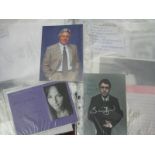 Autographs - a nice collection of G.B. TV, Comedy and Drama Personalities, including Denise Van
