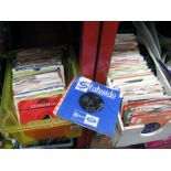 Vinyl - a collection of over two hundred 45 rpm - mixed genres from 1960's -80's: Gene Pitney, Kim