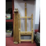Two Wooden Artists Easels, including a Daler example (2)