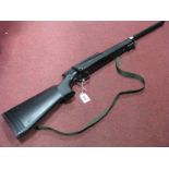 Rifle BB, lever action with enclosed BB Magazine,110cm long, with shoulder carrying strap.