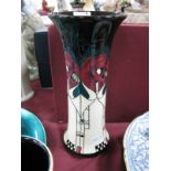 A Moorcroft Pottery Vase, painted in the 'Buchanan' pattern, designed by Nicola Slaney, shape 159/