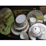 Royal Stafford Dinner Ware, of thirty seven pieces, Doulton Sir Roger De Claverley Charger, '