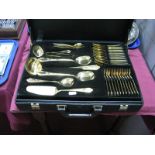 A Cased Canteen of Bestecke Solingen Cutlery, eleven setting, two tray, each piece stamped '23/24