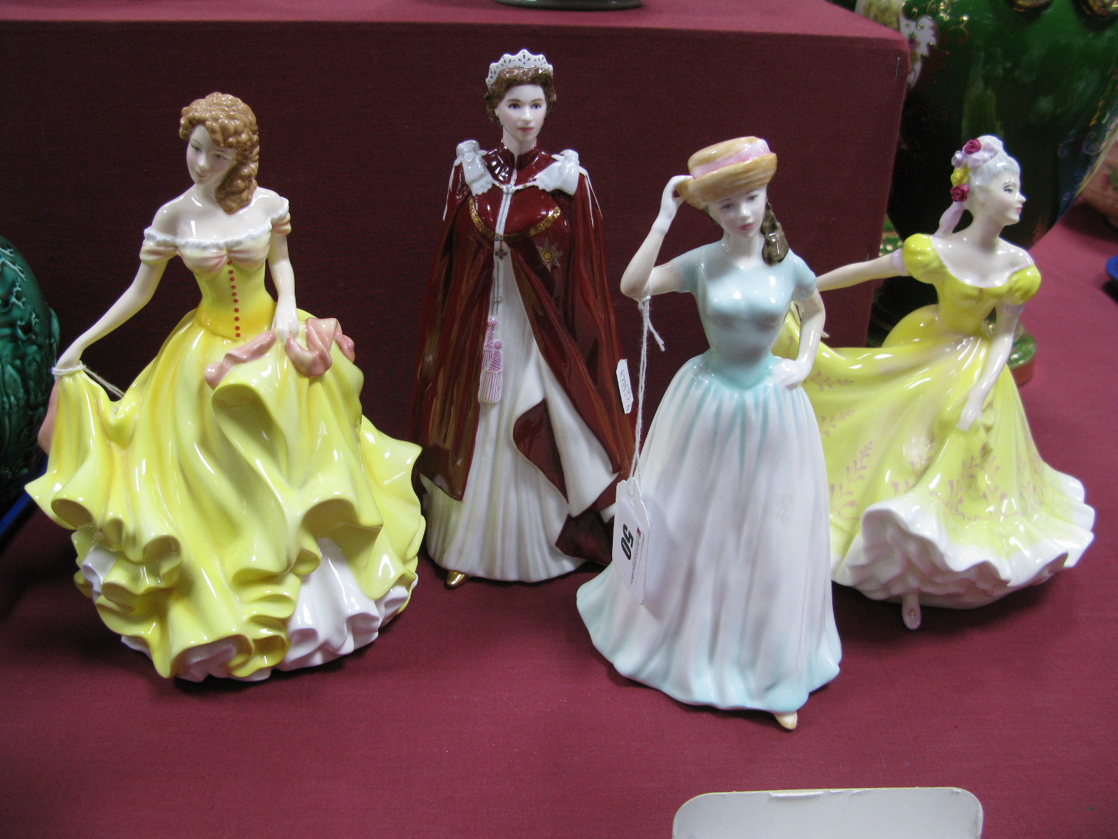 Royal Doulton China Figurines 'Happy Birthday'' HN4308, 'Summer' HN5322, 'Ninette HN 2379 and