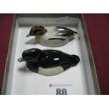Beswick Peter Scott Models ' Tufted Duck' and 'Teal'. (2)