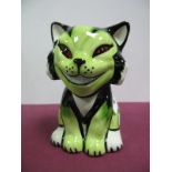 Lorna Bailey - Grouch the Cat, 12cm high.