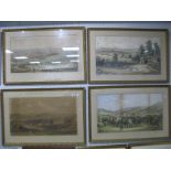 After William Ibbitt, Sheffield view prints - 'From Norfolk Park', 'Abbeydale', 'Valley of The Don',