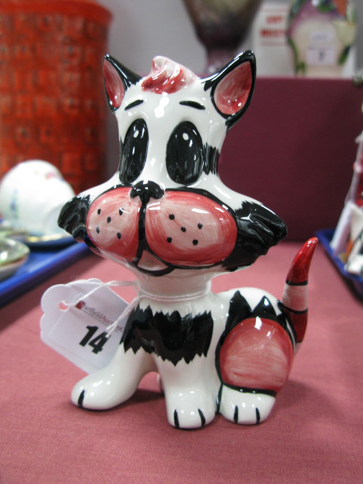 Lorna Bailey - Katarina the Cat, 12.5cm high.