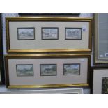 Richard Taylor Watercolours 'Calver', 'Foolow' & 'Monyash', each signed and dated '91 in single