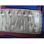 A Set of Ten American Collectors Spoons, including "Millard Fillmore", "Rutherford B.Hayes", "George