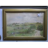 William Highfield, (Sheffield Artist). watercolour, signed and dated 1943, 34.5 x 54cm