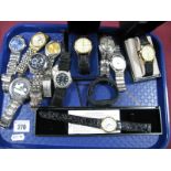 A Mixed Lot of Assorted Vintage and Later Gent's Wristwatches, including Sekonda, Casio, Geneva,