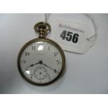Elgin; An Openface Pocketwatch, the signed dial with Arabic numerals and seconds subsidiary dial (