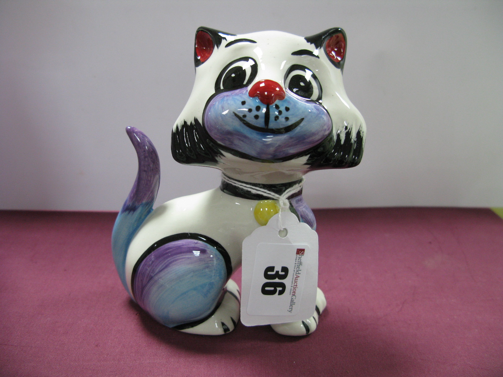 Lorna Bailey - Queenie the Cat, 12.5cm high.