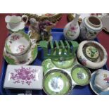 Poole Pottery Vase and Bowl, Astoria Hors D'oeuvre's, Paragon, Hollohala, Coalport and other