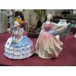 Doulton Figurines, 'Chloe' and 'Gay Morning', HN2135. (2)