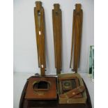 XIX Century Salanson & Co, High Street, Cardiff Mahogany Brass Bellows, plate camera (damaged)