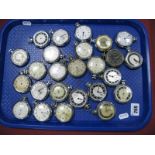 A Selection of Openface Pocket Watches, including Ingersol, Triumph, Smiths Empire, Timex, for