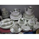 Royal Doulton 'Samarra' Pattern Dinner/Tea Service, comprising: six dinner plates, six side