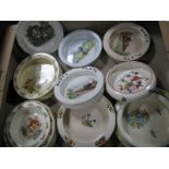 Baby's Plates to include, Devon Midland Express and Lancashire and Yorkshire Express, Doulton ''