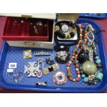 A Mixed Lot of Assorted Costume Jewellery, including various brooches, bead necklaces and other