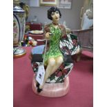 A Peggy Davies Figurine 'The Artisan', artists original colourway by M. Jackson, 22cm high.