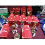 Royal Doulton Figurines, to include 'Love Heart', 'Horn Piper', 'Romeo', 'Easter Treat', Eskimo', '