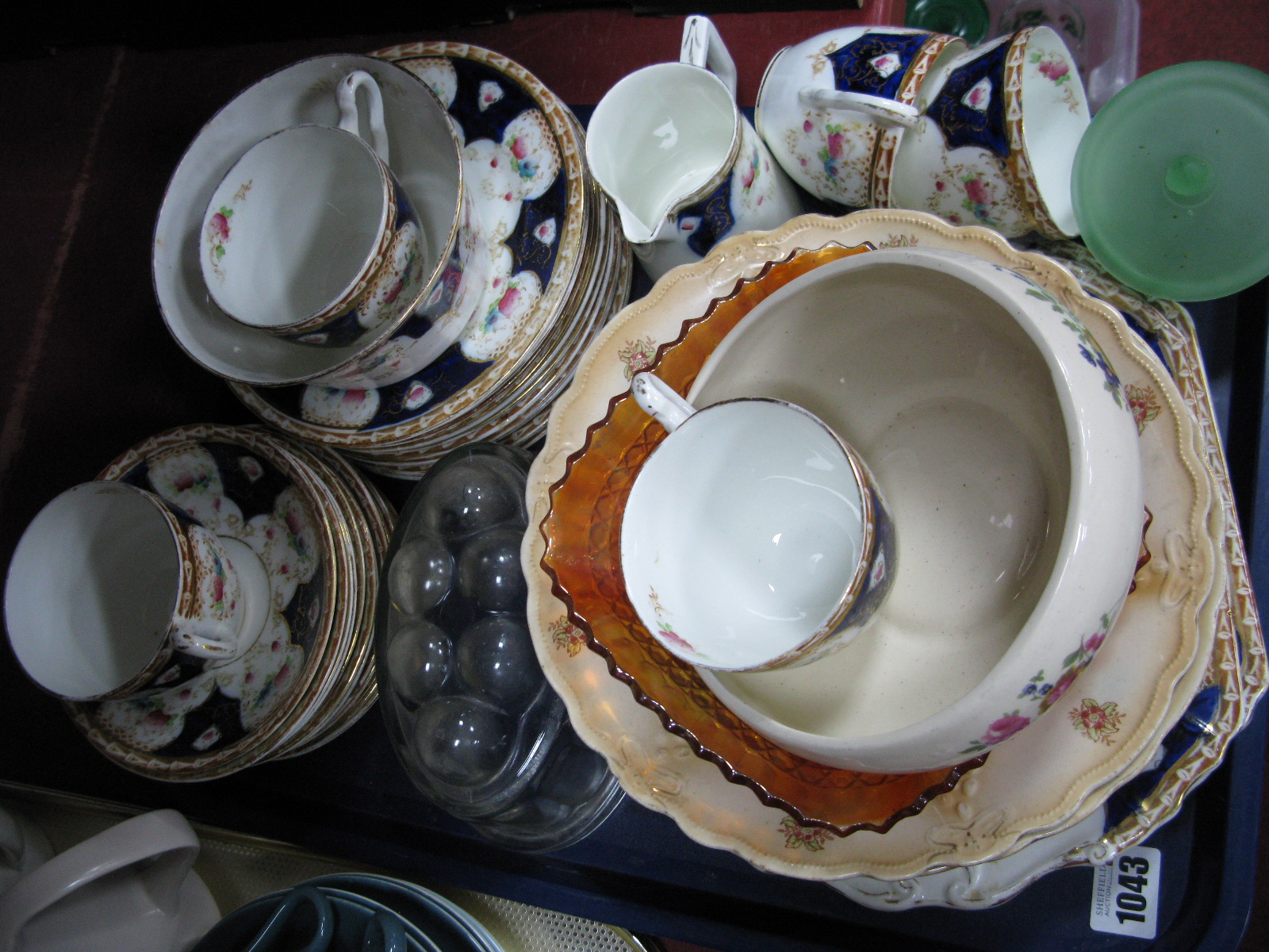 Beswick Sons, early XX Century tea Service, lustre bowl etc:- One Tray