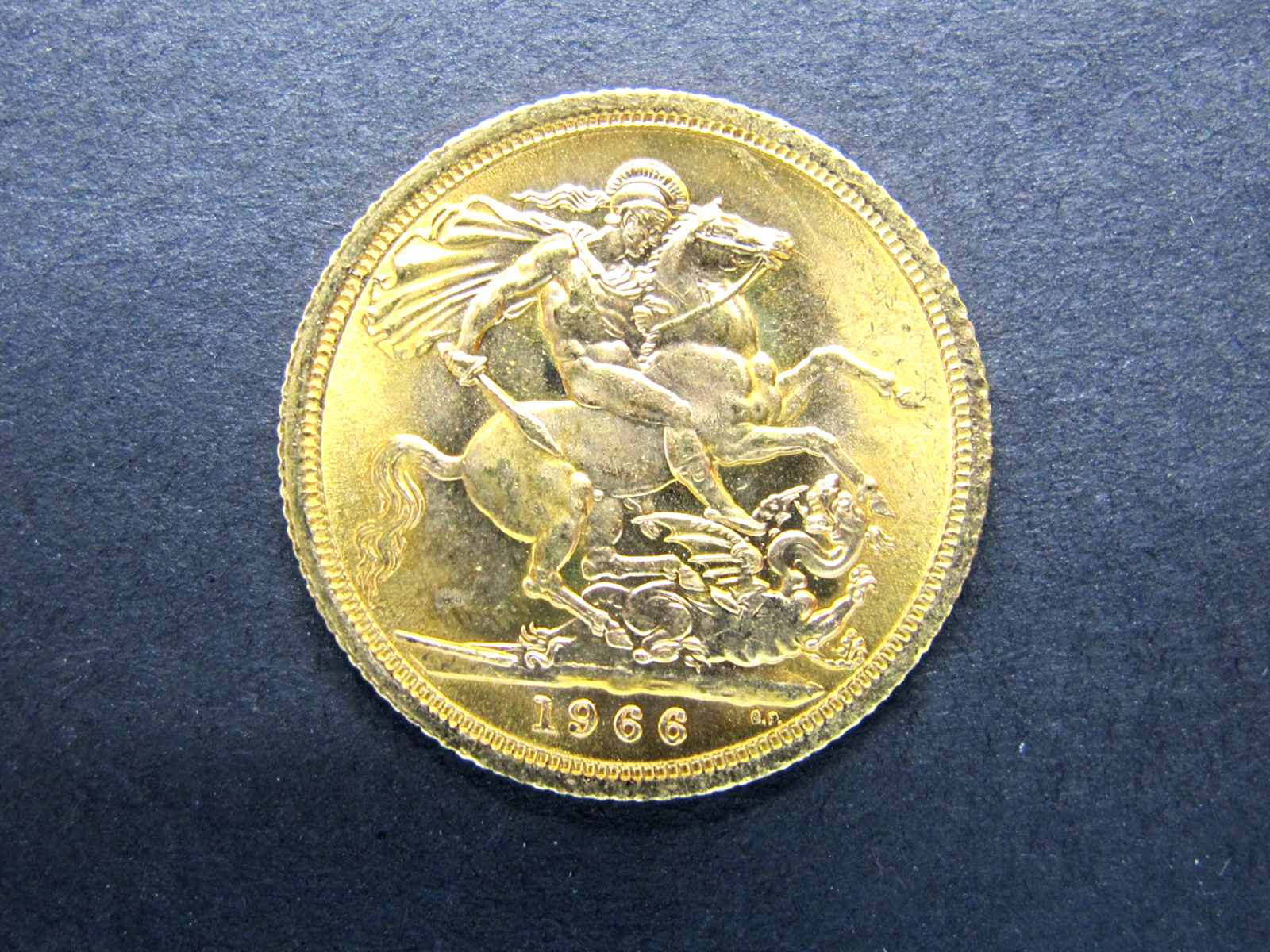 A Queen Elizabeth II Full Gold Sovereign, 1966, (8.0g). - Image 2 of 2