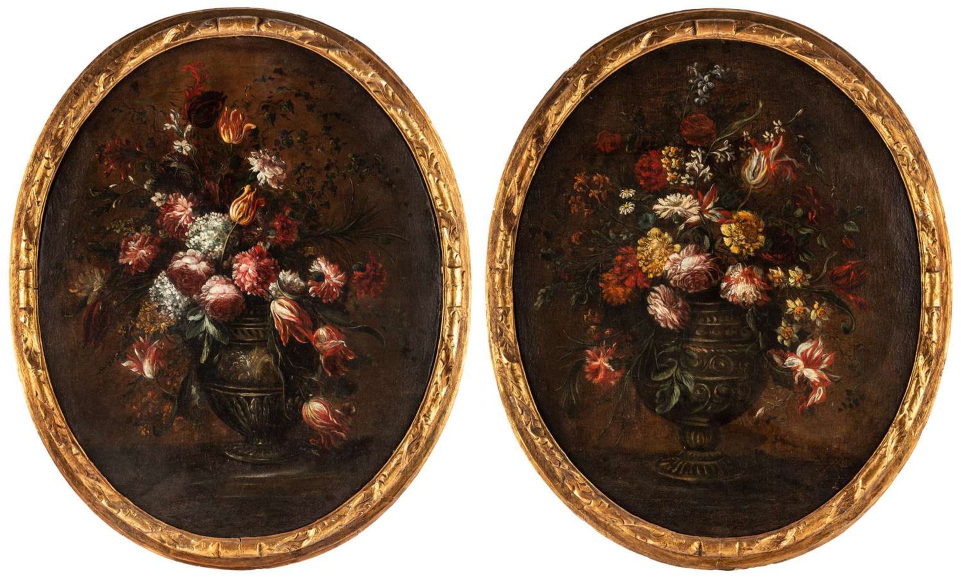 A PAIR OF 18TH CENTURY STILL LIVES IN THE MANNER OF PIETER CASTEELS III (FLEMISH 1684-1749)