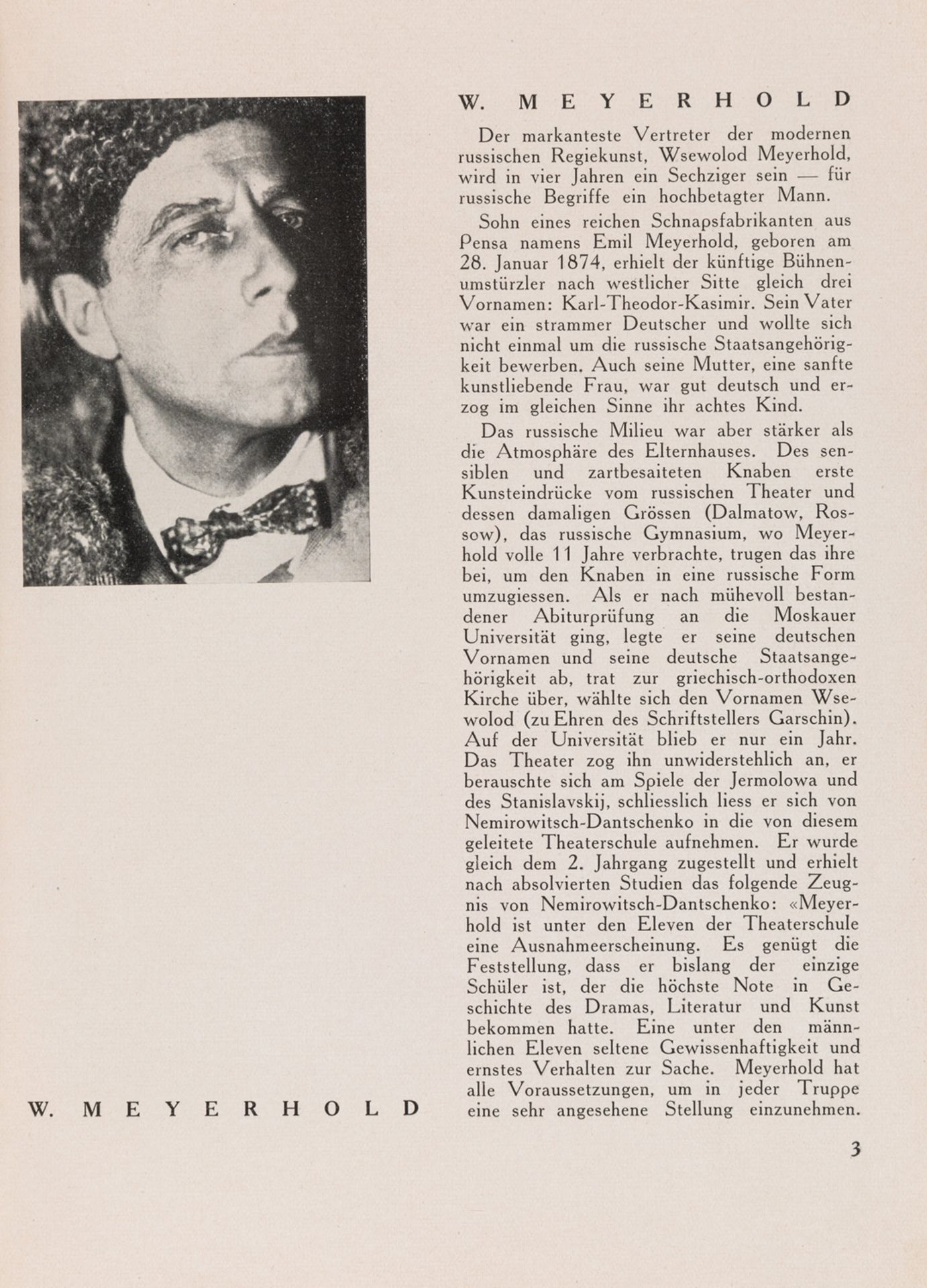 [KLUTSIS] STAATSTHEATER W. MEYERHOLD, 1930 - Bild 4 aus 6