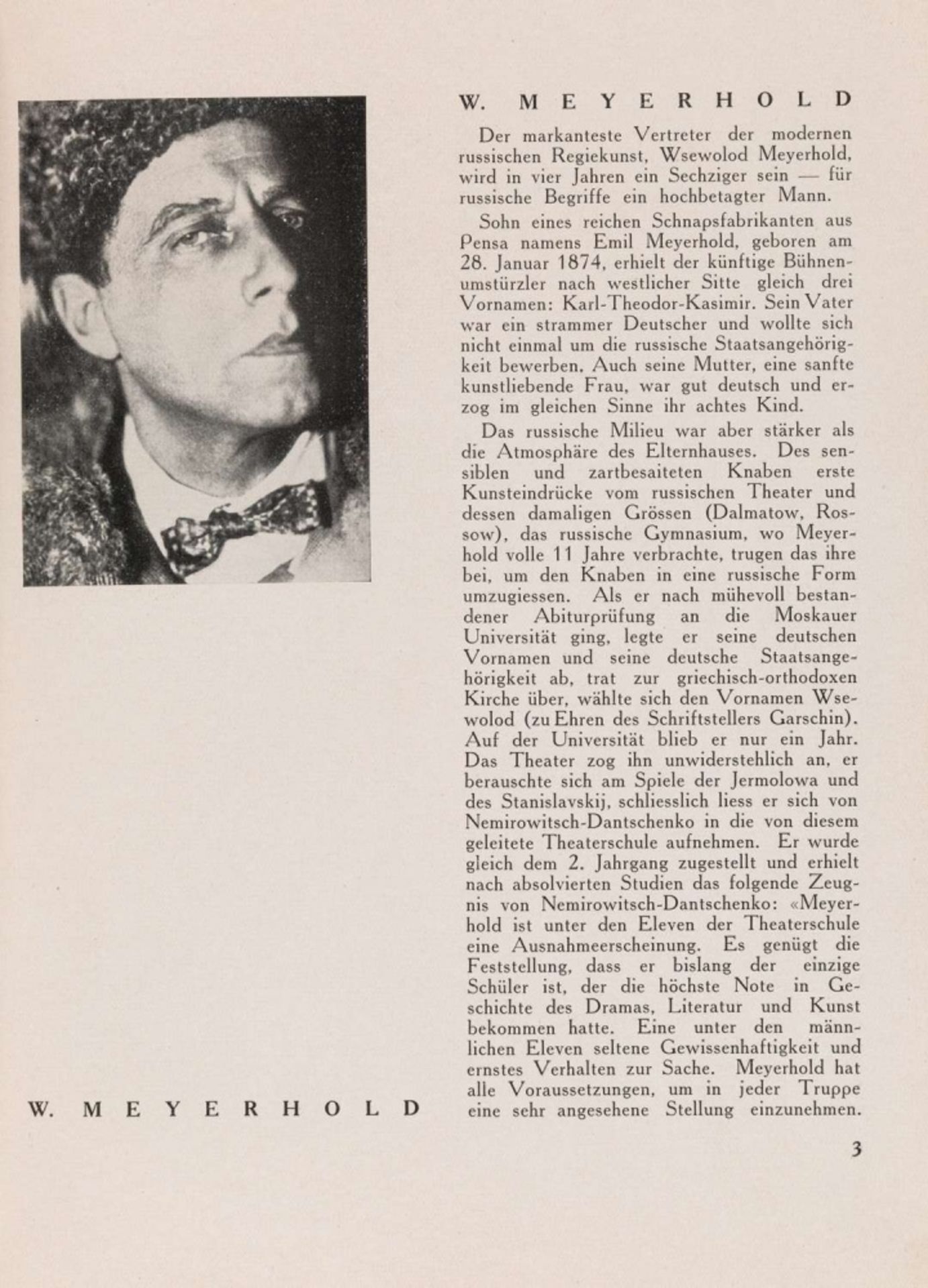 [KLUTSIS] STAATSTHEATER W. MEYERHOLD, 1930 - Bild 6 aus 6